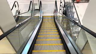 Derby England 3x ThyssenKrupp Escalator ride at Next store in Derbion shopping mall [upl. by Odele]