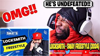 MY GOODNESS LOCKSMITH Sets Fire to the Mic Freestyle of the Year 🔥  SWAYS UNIVERSE REACTION [upl. by Sueaddaht]