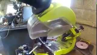 How to sharpen a chainsaw chain with electric sharpener [upl. by Tica]