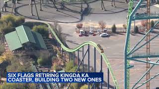 Six Flags Great Adventure retiring 2 coasters including Kingda Ka announces pair of new coasters [upl. by Nwahser]