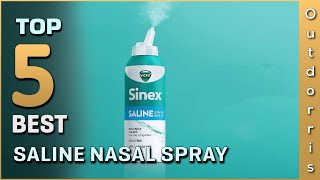 Best Saline Nasal Spray Review in 2023  Top 5 Picks [upl. by Peursem]