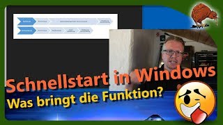 Schnellstart in Windows 10  aktivieren und deaktivieren [upl. by Ateloj]