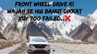 Problem with front wheel drive cars  XUV 7OO failed to conquer Darma valley darmavalley xuv700 [upl. by Buzz]