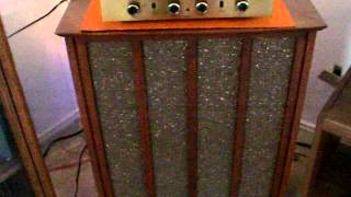 Fisher XP10 Speakers from 1965 driven by a Fisher X101ST Power Amp [upl. by Euqinor]