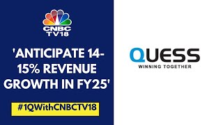 Q1 Was Stronger Than Anticipated Co Added Headcount Of 30000 Quess Corp  CNBC TV18 [upl. by Ettelegna686]