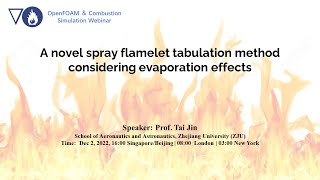 A novel spray flamelet tabulation method considering evaporation effects [upl. by Akinaj]