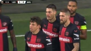 Bayer Leverkusen vs Molde 51 Patrik Schick Adam Hlozek amp Tapsoba goals earn win  Europa League [upl. by Ermanno]