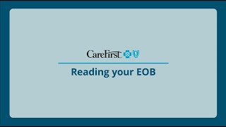 Reading Your Explanation of Benefits EOB [upl. by Mariele]