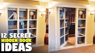 12 Secret Door Ideas  Hidden Doors for your home or office  Murphy Door [upl. by Yona]