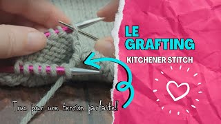 Le grafting Kitchener stitch [upl. by Meesak]