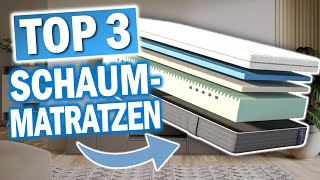 SCHAUMSTOFF MATRATZEN Test amp Vergleich  Die 3 Besten Modelle 2024 [upl. by Ahtela827]