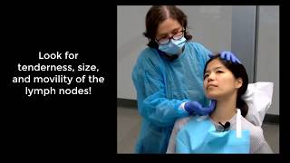 How to Perform a Lymph Node Exam  USC Dentistry Online [upl. by Yttam]