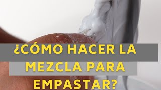 Como preparar la mezcla para empastar paredes interiores [upl. by Romito687]