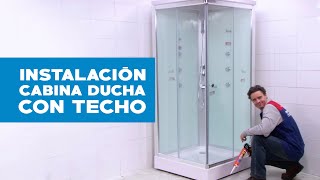 ¿Cómo armar e instalar tu Cabina Ducha con Techo 90 x 90 cm [upl. by Venditti]