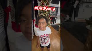 Birdgang… Reign Standing on Business about her Dad and the Falcons atlantafalcons [upl. by Ecnaret]