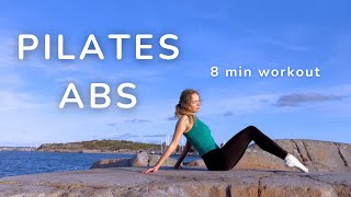 8 min Pilates Abs  Daily Workout to Tone amp Sculpt [upl. by Yasmine]