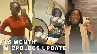 16 Month Microlocs Update  Budding amp Loc Count   Repairing Damaged Locs  Current Retie Schedule [upl. by Hampton264]