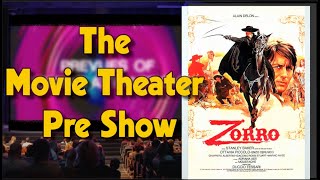 Movie Theater Pre Show  ZORRO 1975 [upl. by Leiahtan]