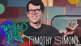 Timothy Simons  Whats In My Bag [upl. by Jone603]