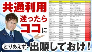 共通テスト利用、迷ったらココに出願せよ！ボーダーまとめ。 [upl. by Kier]