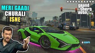 I STOLE A BIG CELEBRITYS LAMBORGHINI  GTA V GAMEPLAY 4 [upl. by Newsom]