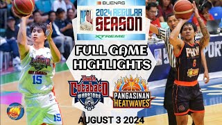 WILD ENDING 5250  MPBL HIGHLIGHTS  PANGASINAN VS SOUTH COTABATO  AUGUST 3 2024 mpbl [upl. by Esinert864]