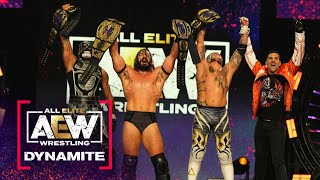 Death Triangle Become the NEW World Trios Champions  AEW Dynamite 9722 [upl. by Fraser]