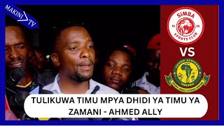 AHMED ATAMBA NA SIMBA YAKE LICHA YAKUPOKEA KIPIGO KUTOKA KWA WATANI ATUMA SALAMU JANGWANI [upl. by Gold321]