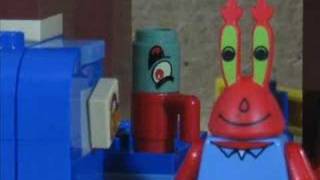 OLD MOVIE LEGO Spongebob Squarepants PLANKTON [upl. by Aikrahs]