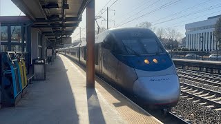 Fast 150 mph Ride from Philly to Metropark Aboard Amtrak Acela 2254 22524 [upl. by Hayman]