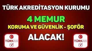 DESTEK PERSONELİ ALINACAK  TÜRK AKREDİTASTON KURUMU [upl. by Matteo]