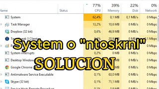 SOLUCION ¿System te consume mucha CPU quotntoskrnlquot [upl. by Dihaz]