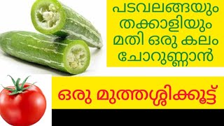 പടവലങ്ങയും തക്കാളിയും മതി ചോറുണ്ണാൻ Padavalanga Nadan Recipe Malayalam  Snake Guard Recipe [upl. by Lemahs]