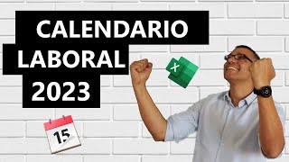 Calendario laboral 2023 en Excel [upl. by Angela]