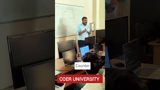 For loop explained at coer university campus [upl. by Karilynn]