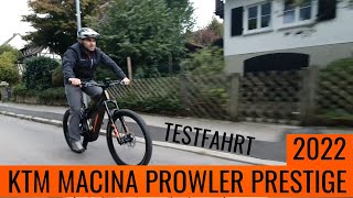 KTM Macina Prowler Prestige 2022  Vorstellung und erste Testfahrt des EBikes  Tretmühle Stuttgart [upl. by Rudiger]