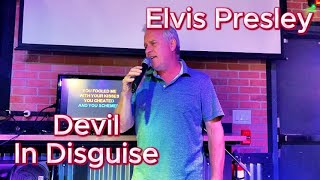 Elvis Presley Devil in Disguise karaoke [upl. by Ydarg]