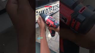 Car number plate safety frame install viralvideo viralshorts carcare carsafety yt sonucarremix [upl. by Henrietta189]