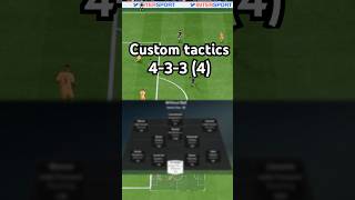 Best 433 4 Custom Tactics For EA FC25 fifa [upl. by Dawna]