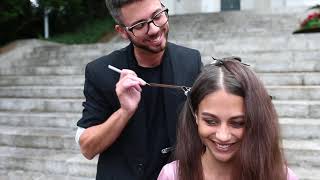 DOBI Hair Tutorial  Weft in Extensions by Martin Dürrenmatt [upl. by Shwalb]