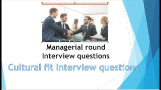 Managerial round Interview questions [upl. by Nuhsyar]