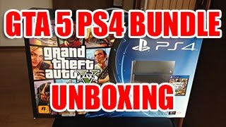 GTA 5 PS4 BUNDLE UNBOXING [upl. by Ahsila132]