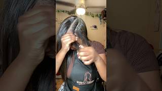 Quick Weave using DIOS Yaki bundles 😍quickweave synthetichair synthetic [upl. by Worl]