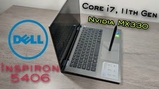 Dell Inspiron 5406 14 Inch Laptop  Core i7 11th Gen Nvidia MX330  2n1 TouchScreen Light amp Compact [upl. by Anaiek]