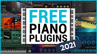 The 6 Best FREE Piano VST Plugins Every Producer NEEDS in 2021 [upl. by Zilef458]