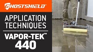 How to Apply VaporTek™ 440 as a Moisture Vapor Barrier on Concrete [upl. by Melitta]