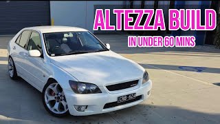 Australias Cheapest Altezza Build in under 60 Minutes [upl. by Aikemal179]