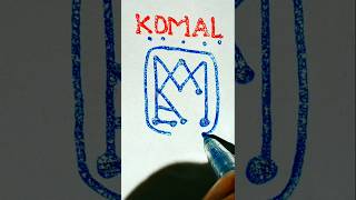 Komal maam i logo design viralshort viralshort [upl. by Cavuoto118]