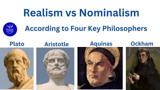 Realism and Nominalism explained through the philosophies of Plato Aristotle Aquinas and Ockham [upl. by Blaine]