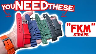 What are FKM Rubber Straps  Best Rubber Watch Straps Available [upl. by Oirasec]